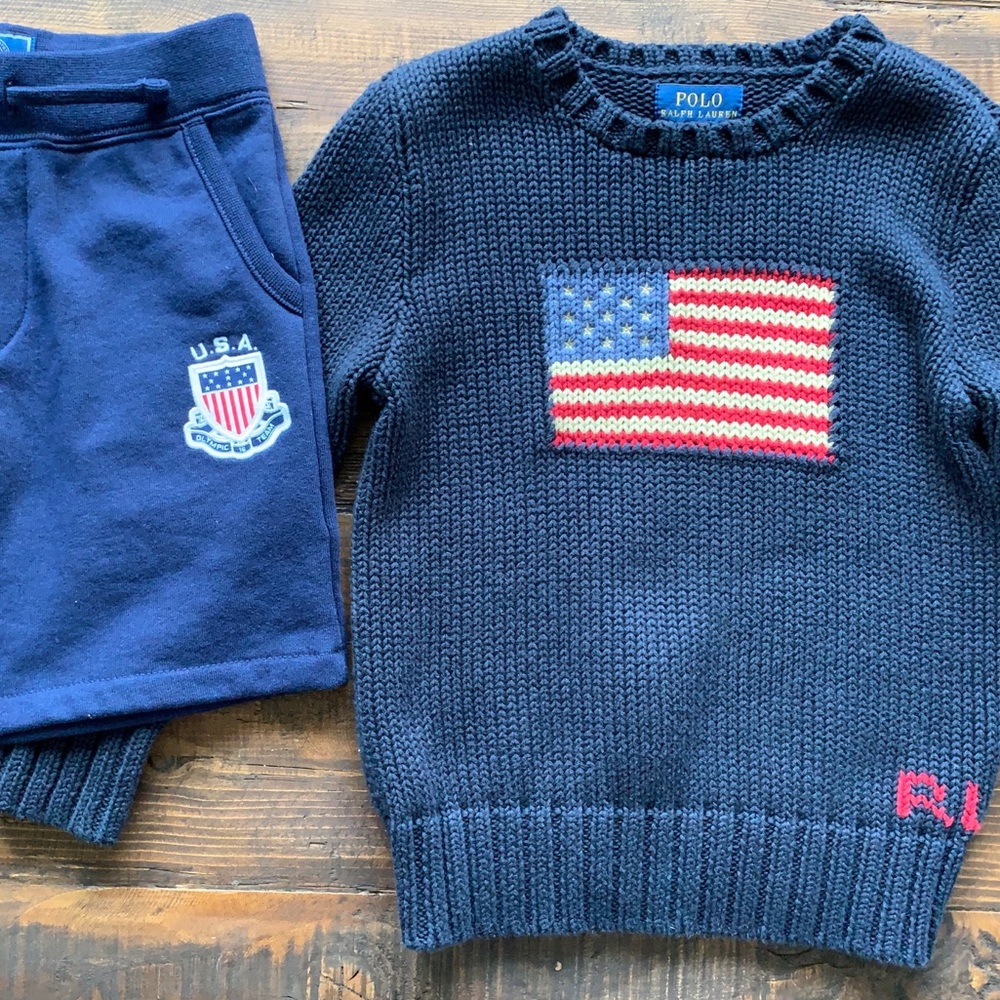 Ralph Lauren authentic Team USA sweater and short